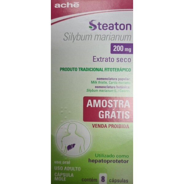 Steaton - Silybum Marianum 200mg - 8 Cápsulas